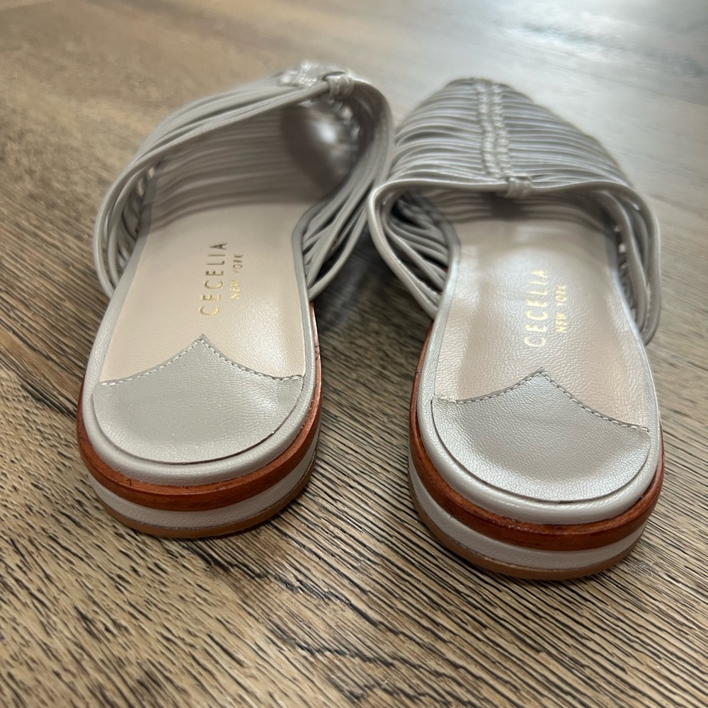 Cecelia New York Gloria Mule Sandal Clay NWOT - Picture 5 of 11